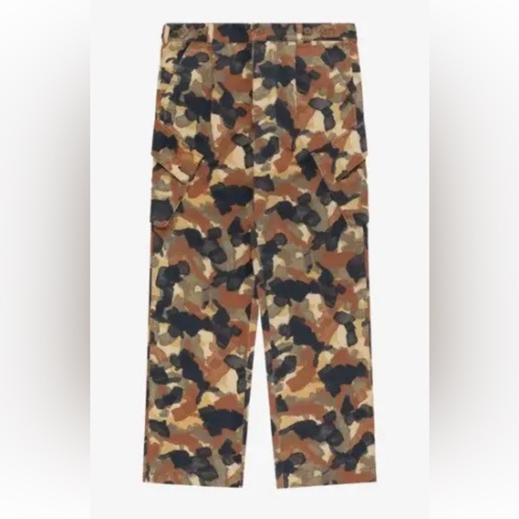 Aime Leon Dore Camouflage Cargo Pants - Brown and Green - Picture 1 of 10